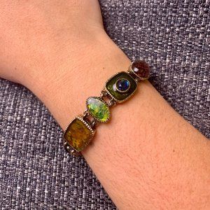 Liz Claiborne Bronze Tone Chunky Bracelet